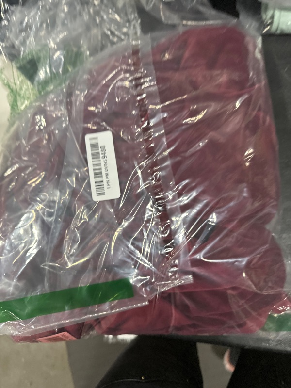 Photo 1 of H.VERSAILTEX Velvet Stretch Couch Cushion Cover Plush Cushion Slipcover for Chair Loveseat Sofa Cushion Furniture Protector Seat Cushion Sofa Cover (3 Piece Sofa Cushion Covers, Burgundy)
