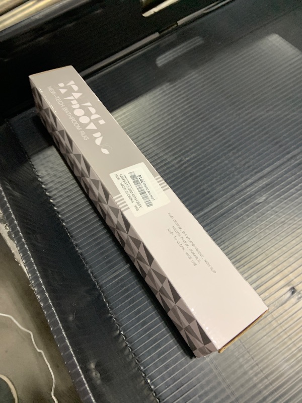 Photo 1 of MontVoo -Bath Mat Rug-Rubber Backing Non Slip Quick Dry Absorbent Thin Bathroom Rugs Fit Under Door-Faux Suede Surface Bathroom Floor Mats-Shower Rug for in Front of Bathtub Shower Gray 17"x27.5"