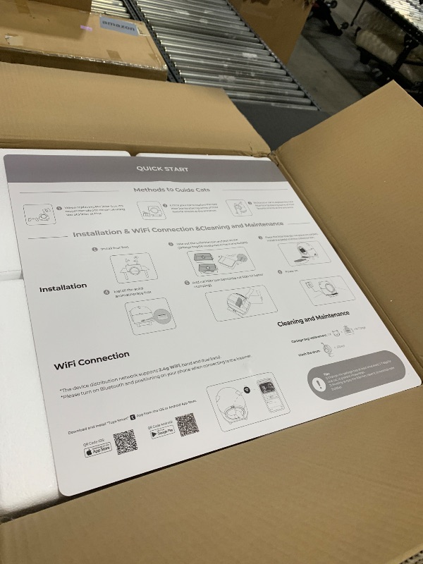 Photo 3 of 90 L Self Cleaning Litter Box,Automatic Litter Box for Multiple Cats with Safety Protection/App Control/Mat/1 Roll Garbage Bags