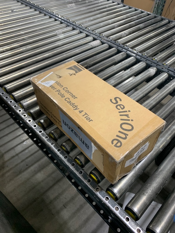 Photo 2 of SEIRIONE Rustproof Shower Caddy Corner and Shower Organizer Corner 61.3 to 113 Inch Height, Stainless