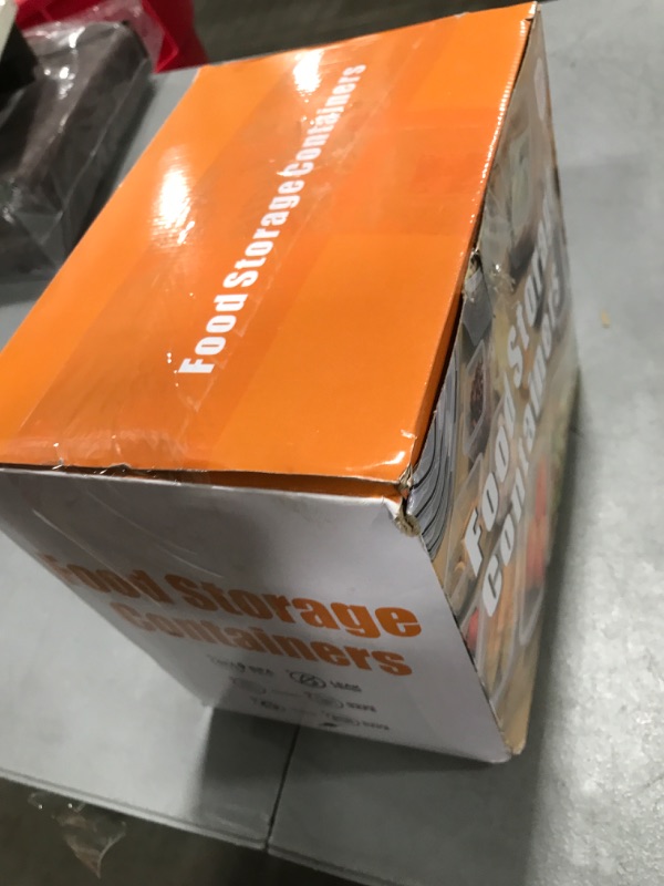 Photo 1 of 40 PCS Food Storage Containers with Lids Airtight (20 Containers & 20 Lids), Plastic Storage Meal Prep Container-Stackable 100% Leakproof & Microwave Organization and Storage Sets, Lunch Containers