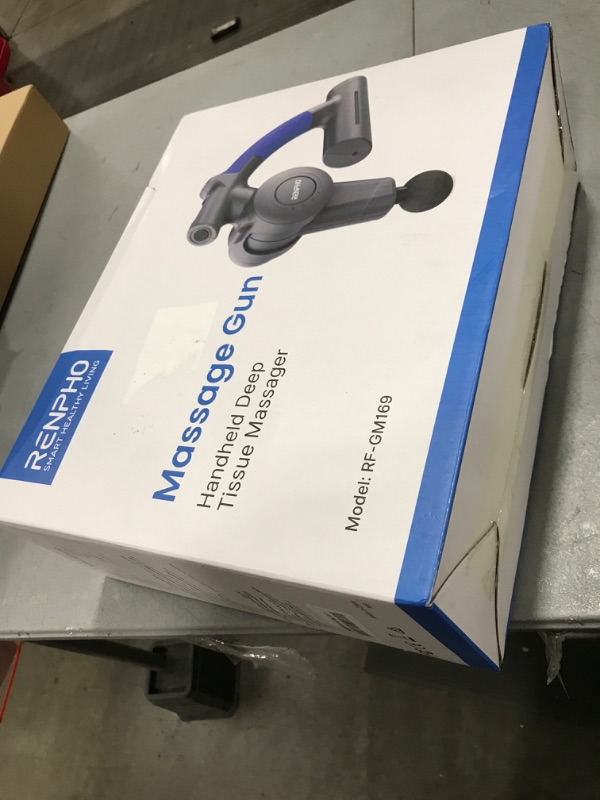 Photo 1 of RENPHO R4 Massage Gun with Adjustable Arm, FSA and HSA Eligible Back Massager for Athletes, Portable Deep Tissue Percussion Muscle Tool with Carry Case, Gifts for Men and Women