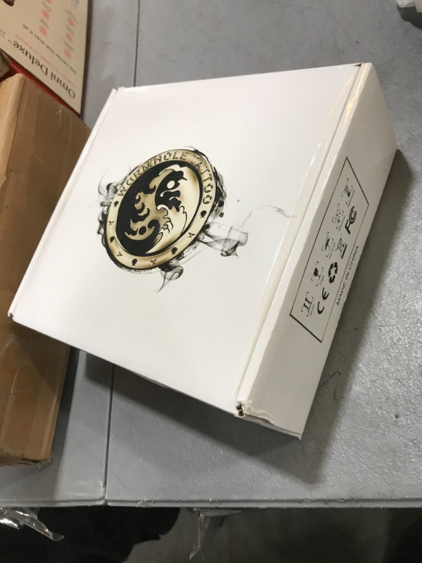 Photo 1 of Wormhole Tattoo Gun Kit, Wireless Tattoo Machine Kit Complete Tattoo Kit Rechargeable Cordless Tattoo Power Supply Portable 1500mAh with LED Digital Display for Beginner and Tattoo Artist WTK260