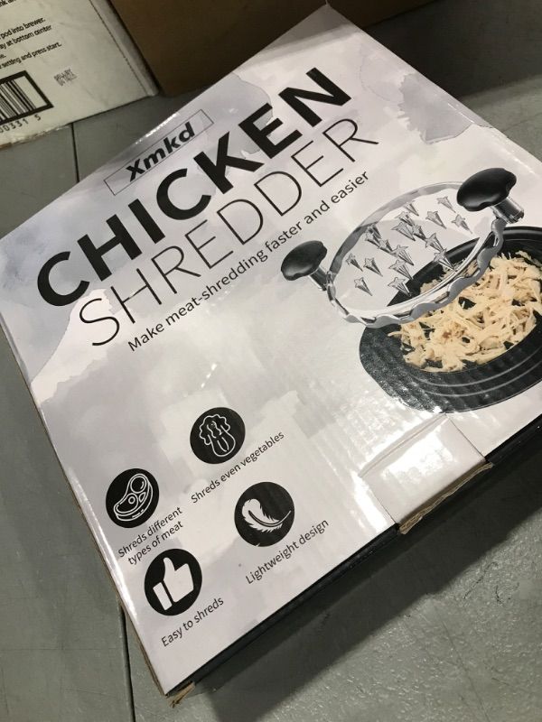 Photo 1 of Chicken Shredder, Large Chicken Breast Shredder Tool Twist, Visible Meat Shredder With Brush & Tong, Anti-slip Base, Ergonomic Handle, Dishwasher-safe, BPA Free, Suitable for Pork, Beef, Chicken