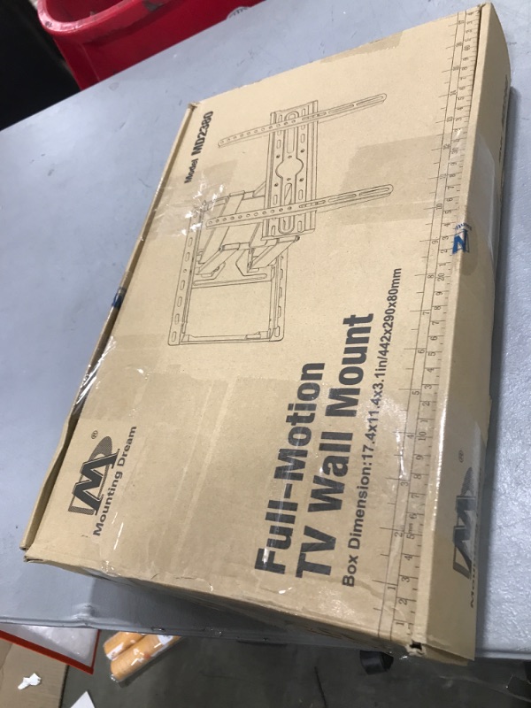Photo 1 of Mounting Dream TV Wall Mount for 32-65 Inch Television,Mount with Swivel and Tilt, Full Motion Bracket with Articulating Dual Arms, Fits 16inch Studs, Max VESA 400X400 mm, 99lbs, MD2380