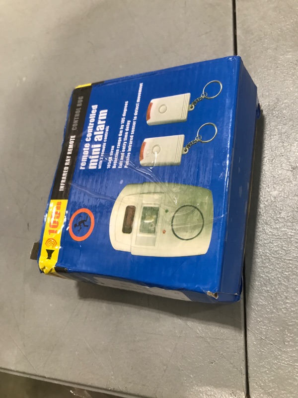Photo 1 of Mengshen Infrared Motion Sensor Alarm - Burglar Alarm with 2 Remote Controls, Suitable for Home/Garages/Shops, H88