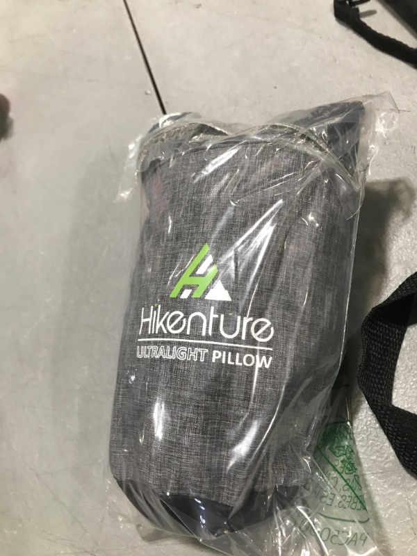 Photo 1 of Hikenture Ultralight Inflatable Pillow with Removable Cover for Neck Lumber Support - Upgrade Washable Travel Air Pillows for Camping, Hiking, Backpacking (Grey)