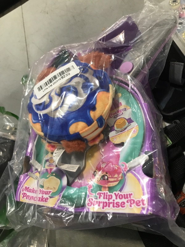 Photo 1 of Cookeez Makery Pancake Treatz. Mix & Flip a Plush Best Friend! Place Your Pancake Mix on The Pan and Be Amazed When A Scented, Interactive Plush Friend Flips Out! Styles May Vary