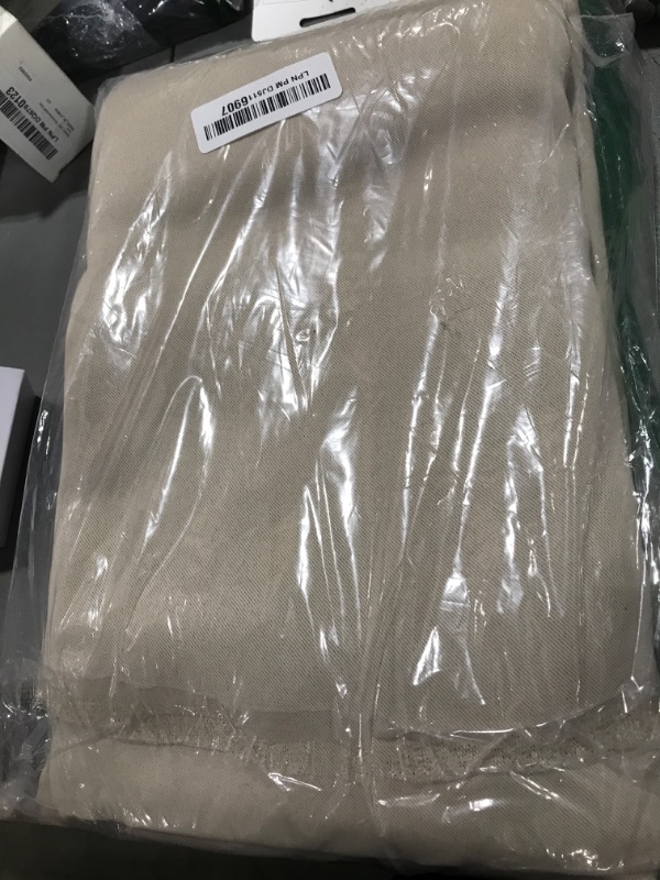 Photo 1 of LEMOMO Light Beige Thermal Blackout Curtains/52 x 63 Inch/Set of 2 Panels Room Darkening Curtains