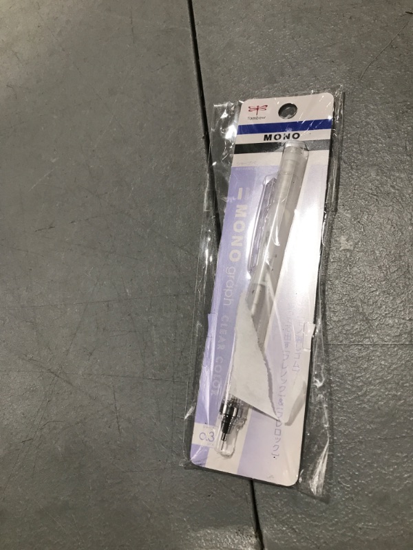 Photo 1 of Tombow Mechanical Pencil, Monograph Clear Color 0.3mm, Clear (DPA-139A)