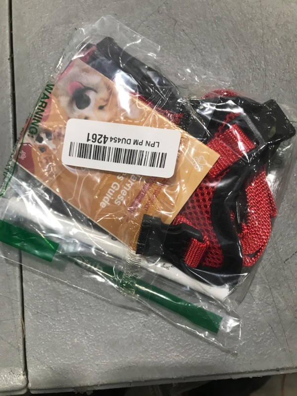 Photo 1 of FAYOGOO Service Dog Vest for Small Dogs - Air Mesh Breathble Emotional Support Animal Vest with DIY Patches - Puppy Harness and Leash Set Adjustable Neck and Chest