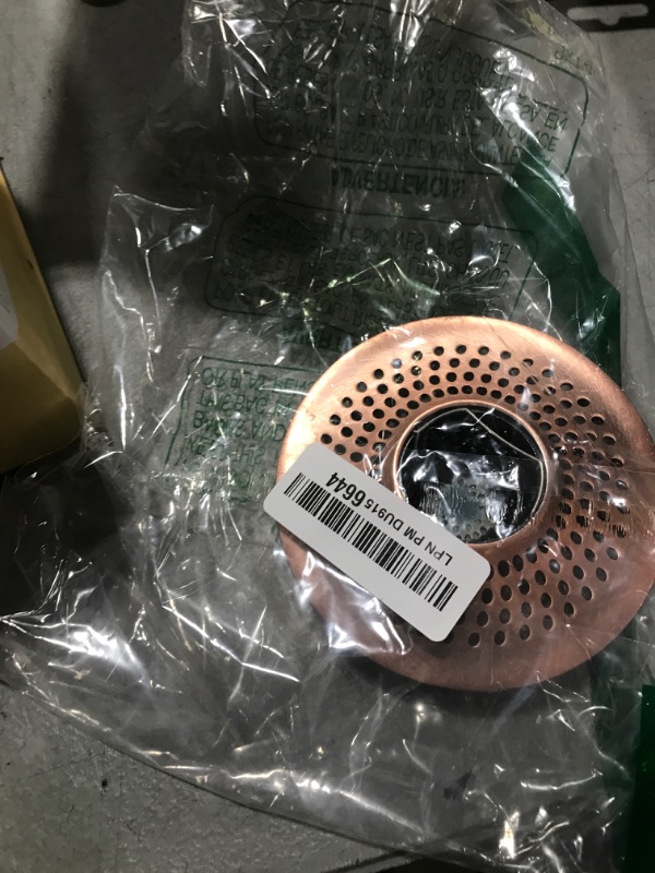 Photo 1 of LEKEYE Shower Drain Hair Catcher/Bathroom Drain Cover/Bathtub Drain Strainer/Shower Stall Drain Protector(Red Copper)
