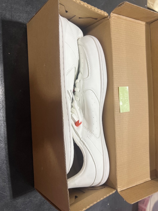 Photo 1 of Pulltop Barefoot Wide Toe Box Shoes for Men - Minimalist Barefoot Dress Shoes Sneakers Zero Drop Slip on Walking Non Slip Shoes for Men White Size 12 Wide