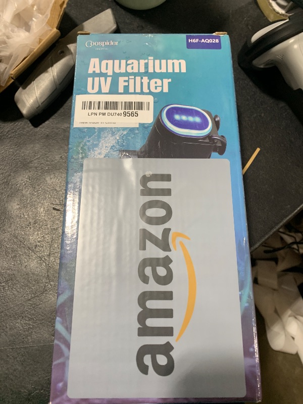 Photo 1 of coospider-repta 200GPH Aquarium Filter, U-V for Aquarium for 20-75 Gal Tank, Submersible Pump Filter for Green Water and Algae Clean, Ultra-Silent Green Killing Machine with Fish Tank Deodorization