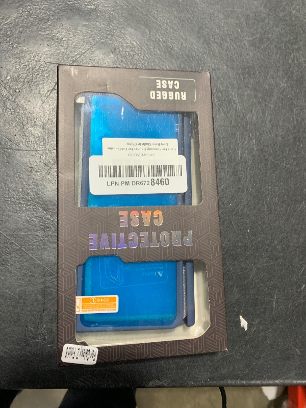 Photo 1 of Caka for Samsung Galaxy Z Fold 5 Case [Magnetic Charging] [Hinge Protection] [Built-in HD Screen Protector] Translucent Hard Shockproof Magnet Phone Cover for Fold5 - Blue