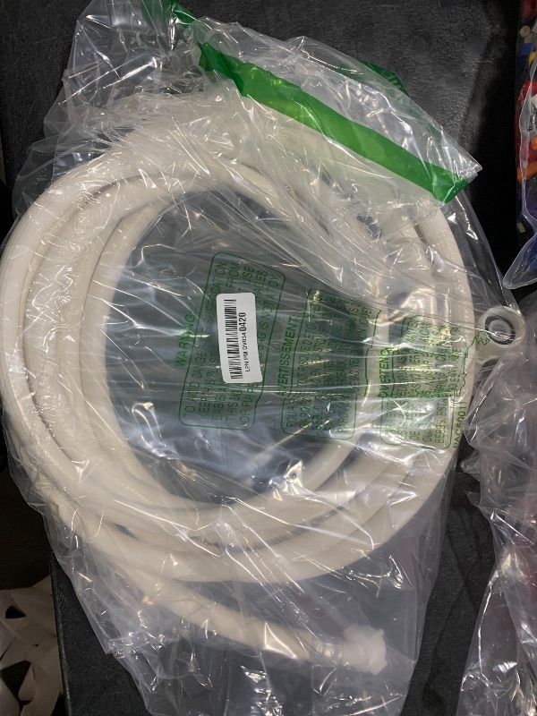 Photo 1 of Shark Industrial 8 FT Countertop Dishwasher Fill and Drain Hose Kit with faucet adapter for all major brands (8)