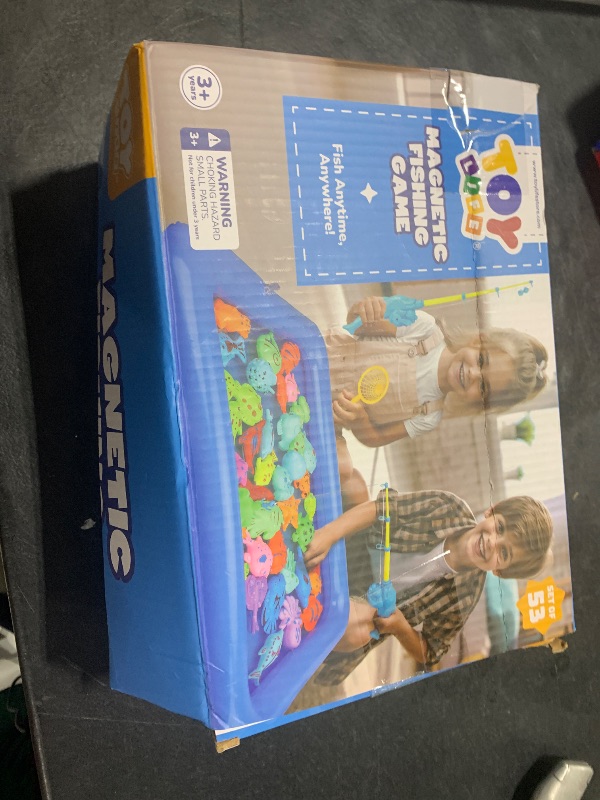 Photo 1 of TOY Life 4-Player Magnetic Fishing Game for Kids 3-5 with Toddler Fishing Poles, Magnetic Poles Game are Designed for Little Hands, Bath Toys for Kids Ages 4-8