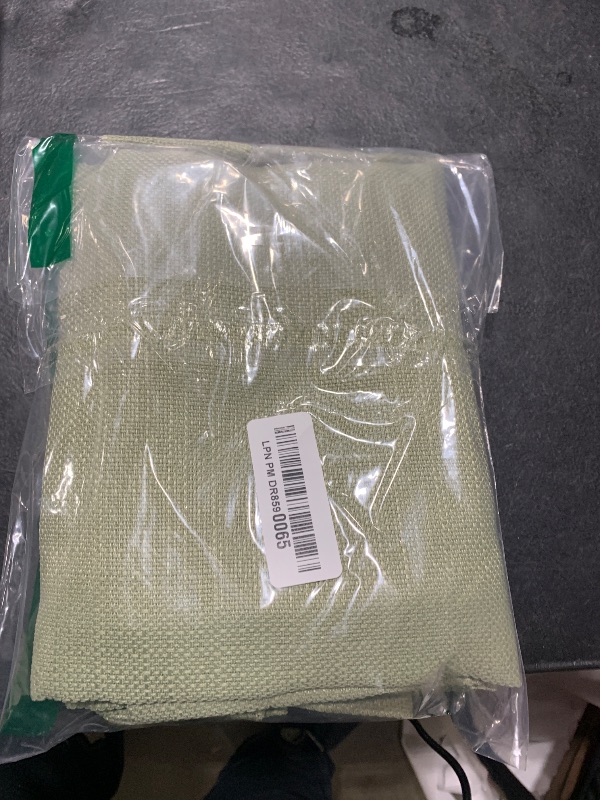 Photo 1 of OWENIE Bob 2 Panels Sage Green Kitchen Curtains Sets for Windows 36 Inch Length, Faux Linen Textured Short Cafe Curtains Tiers for Kitchen, Rod Pocket Small Window Drapes for Bathroom, 30Wx36L Inch