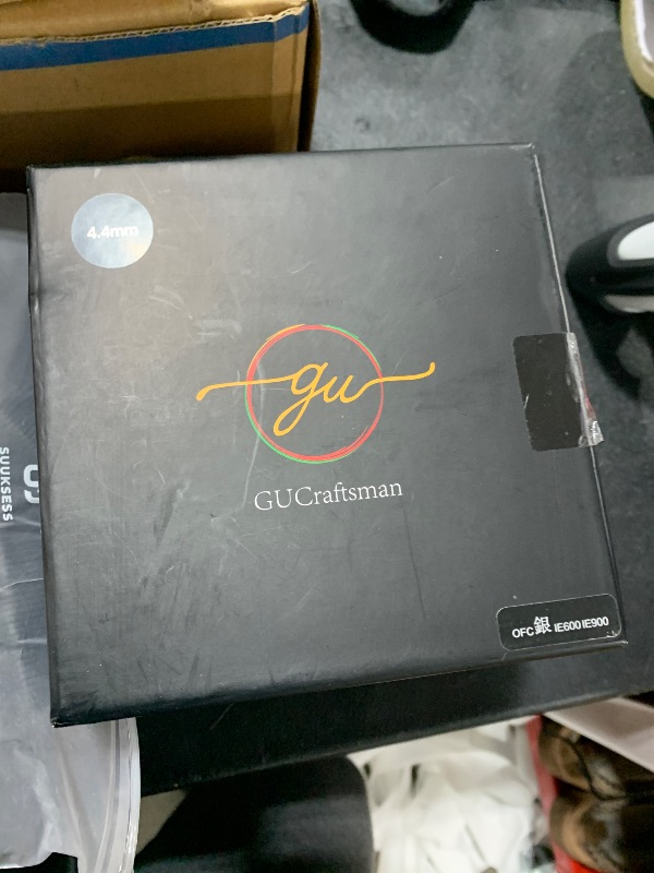 Photo 1 of GUCraftsman 5N OFC Silver Plating+Graphene Mixed Braid Earphone Replacement Cables for Sennheiser IE200 IE300 IE600 IE900 (4.4mm Plug)