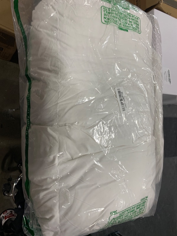 Photo 1 of L LOVSOUL Goose Down Fiber Comforter King Size, 850+ Fill Power Hotel Style Bedding Comforter, 1200TC, Fluffy Ultra Soft All Season White Duvet Insert with 8 Corner Tabs
