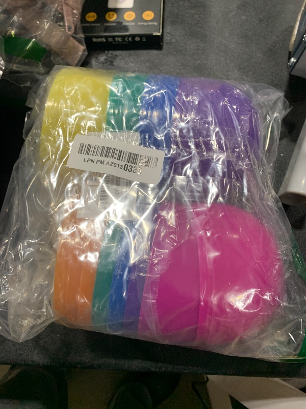 Photo 1 of 6 Inch Jumbo Filable Easter Eggs (6 Pack) Six Colorful Bright Plastic Easter Eggs, Stands Upright, Perfect for Easter Egg Hunt, Surprise Egg, Easter Hunt, Assorted Colors, 6" Giant Filable Eggs 6 Pack