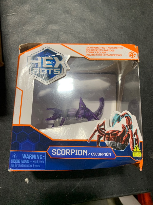 Photo 1 of HEX Bots Robotic Scorpion, Autonomous Mechanic Scorpion Toys for Kids, Adjustable Robotic Scorpion Figure, Robot Toys for Boys & Girls Ages 4 & Up, Styles May Vary