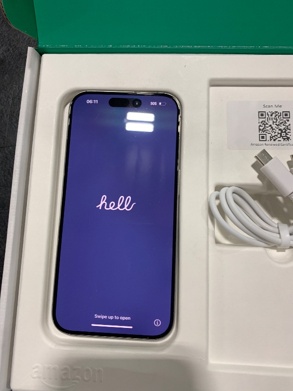 Photo 1 of Apple iPhone 15 Pro, 256GB, Natural Titanium - Unlocked (Renewed Premium)