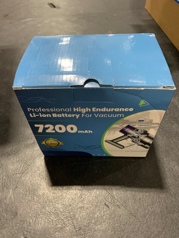 Photo 1 of OHZHAO Replacement for Dyson V7 Battery, 7200mAh Upgraded 25.2V High Capacity Battery for Dyson SV11 V7 Motorhead V7 Animal V7 Mattress V7 Extra V7 Trigger V7 Absolute V7 Allergy Vacuum Cleaner