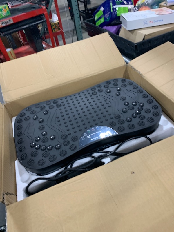 Photo 1 of AXV Vibration Plate Fitness Platform Exercise Machine Vibrating Lymphatic Drainage Shaking Workout Full Body Shaker Vibrate Stand Shake Board Sport Gym Pad for Weight Loss Fat Burner for Women Men