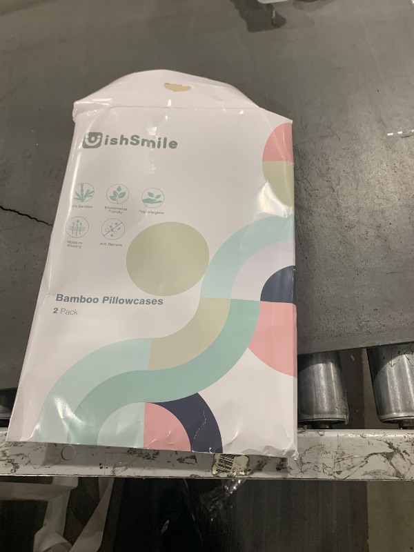 Photo 1 of WishSmile White Cooling Pillowcases,2 Pack,20x36 inches