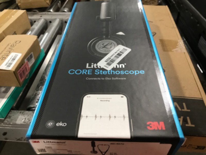 Photo 1 of 3M Littmann CORE Digital Stethoscope, Our Most Advanced Stethoscope Yet, Up To 40x Amplification*, Active Noise Cancellation, In-App Sound Wave Visualization, High Polish Rainbow Chestpiece, 8570