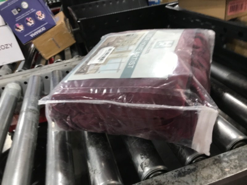 Photo 1 of H.VERSAILTEX Velvet Plush Oversized Recliner Chair Covers Stretch Slipcover for Recliner Chair 1 Piece Modern Rich Velvet Plush Form Fit Stylish Protector(Recliner, Burgundy)