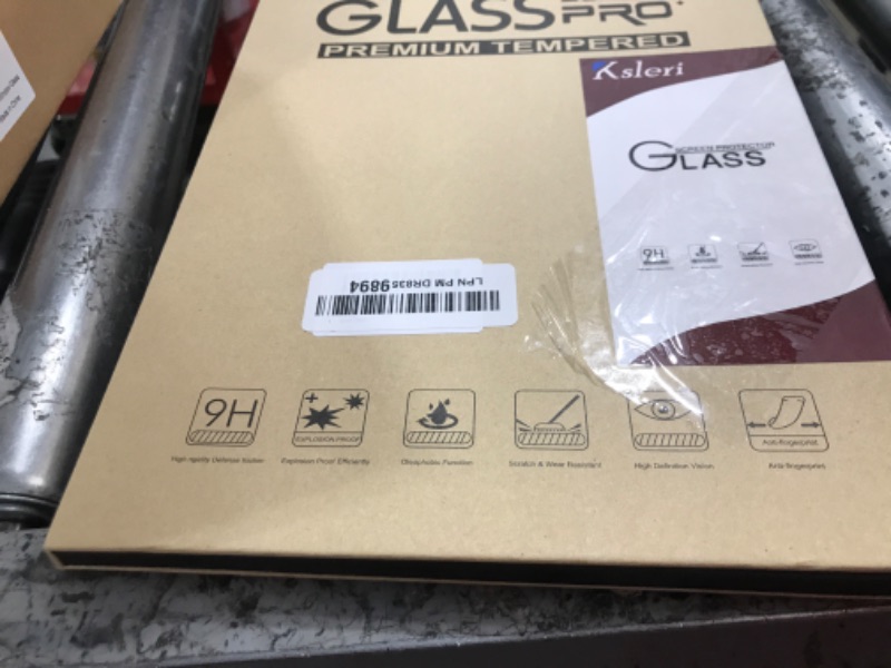 Photo 1 of Ksleri [2 Pack Matte Glass Screen Protector for iPad 10.2 inch(2021/2020/2019 Model, 9th/8th/7th Generation) Anti-Glare Anti-Fingerprint Tempered Glass Film with Alignment Frame
