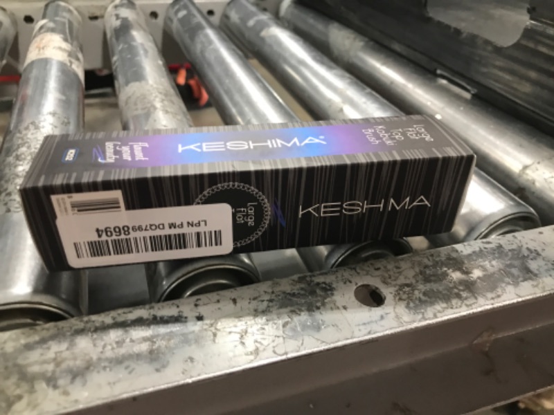 Photo 1 of Keshima Large Flat Top Kabuki Foundation Brush - Neon Purple Premium Makeup Brush for Liquid, Cream, and Powder - Buffing, Blending, and Face - 1.6" Top Diameter