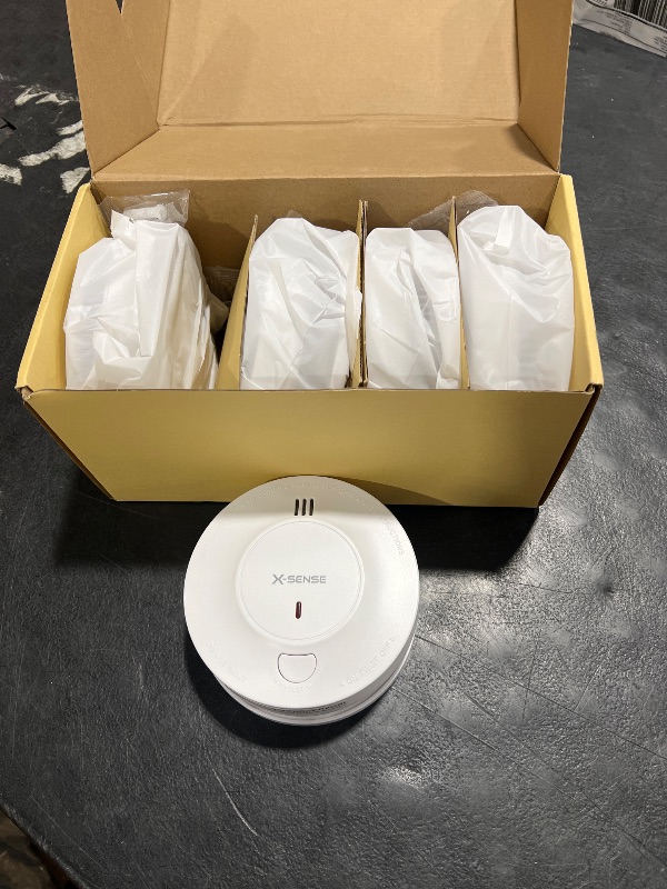 Photo 1 of -Sense 10-Year Battery Wireless Interconnected Smoke Detector Fire Alarm with Over 820 ft Transmission Range, SD19-W, 5Pack