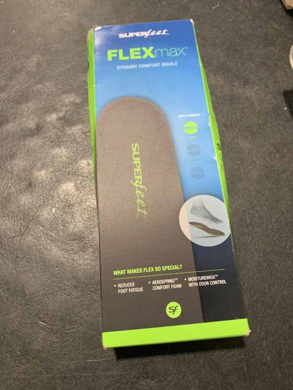 Photo 1 of Superfeet FLEXmax - Comfort Foam Cushion Insoles - Emerald - 2.5-5 Men / 4.5-6 Women
