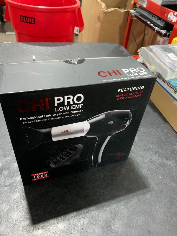 Photo 1 of CHI Pro Hair Dryer, Ceramic Heater Reduces Frizz & Static Electricity, Helps Dry Hair Faster & Promotes Moisture & Shine