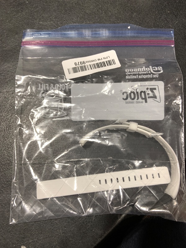 Photo 1 of Fitbit Inspire HR Heart Rate and Fitness Tracker With S and L Bands, White, One Size, 1 Count