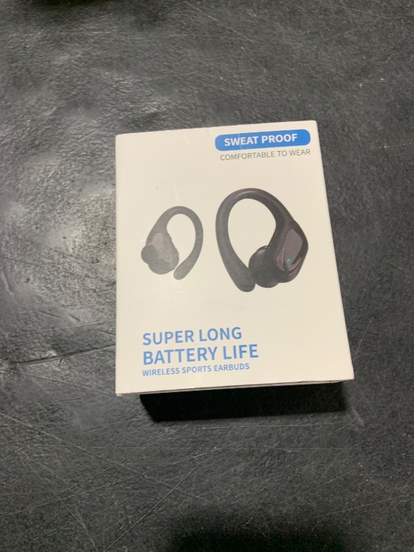 Photo 1 of Wireless Earbuds Bluetooth Headphones 80hrs Playback Ear Buds Power Display with Noise Canceling Mic Headsets for Sports/Workout/Running Black