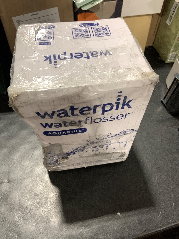 Photo 1 of Waterpik Aquarius Water Flosser Professional For Teeth, Gums, Braces, Dental Care, Electric Power With 10 Settings, 7 Tips For Multiple Users And Needs, ADA Accepted, White WP-660, Packaging May Vary
