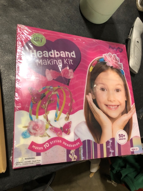 Photo 1 of Headband Making Kit for Girls - Arts & Crafts Gift - Make Your Own Fashion Headbands for Kids - DIY Hair Accessories Set - Gift for Ages 5-12 Year Old Girl - Little Children's Art & Craft Gifts
