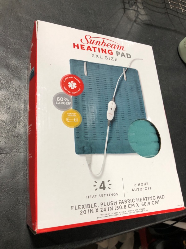Photo 1 of Sunbeam® Premium XXL Size Heating Pad with Compact Storage