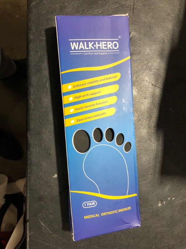 Photo 1 of Plantar Fasciitis Feet Insoles Arch Supports Orthotics Inserts Relieve Flat Feet, High Arch (Mens 11-11 1/2 | Womens 13-13 1/2)