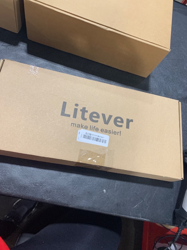 Photo 1 of Litever Under Cabinet LED Lighting Kit, Super Bright, 6 PCS 12” Slim Light Bars, 31W 2000 Lumen, Dimmable, Plug or Wired Power Adapter, for Kitchen Cabinets Counter Shelf Workbench (Warm White 3000K)