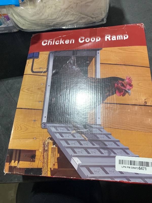 Photo 1 of Chicken Coop Ramp, Chicken Ladder Ramp for Henhouse with Adjustable Angle and DIY Length, Chicken Roosting Steps for Leg Problem or Cannot Fly Chickens, Rot-Resistant, Waterproof