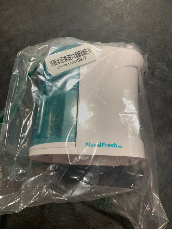 Photo 1 of NASALFRESH MD - Dual Powered Nasal Irrigation System Nasal Rinse and Wash - Sinus Decongestant Relief System w/ 30 Saline Packets - Rechargeable - Snoring Remedy