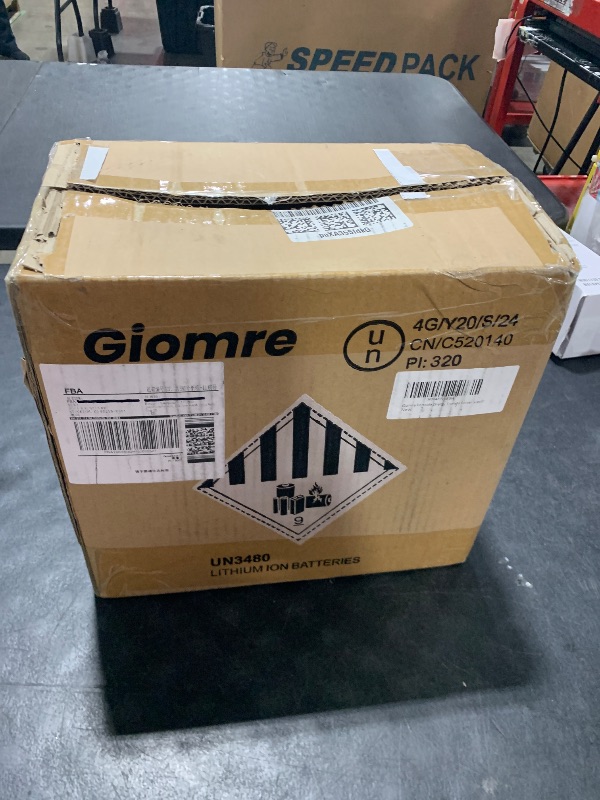 Photo 1 of Giomre Portable Power Station, 297Wh Backup Lithium Battery Generator with 600W AC Output and 100W Fast Charging, Solar Generator for Outdoors Camping, Travel Emergency, Home Blackout