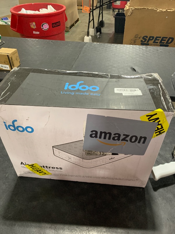 Photo 1 of iDOO Queen Air Mattress with Built in Pump, 18 Raised Comfort Blow up Mattress, Upgraded Four Chamber Airbed, Inflatable Mattress for Guests and Home, colchon inflable, Air Bed, 650 lbs Max
