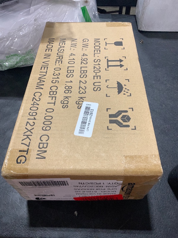 Photo 1 of Amazon Basics 8-Sheet Strip Cut Paper, CD, and Credit Card Shredder, Compact, No Basket, Portable with Extendable Arm, Black