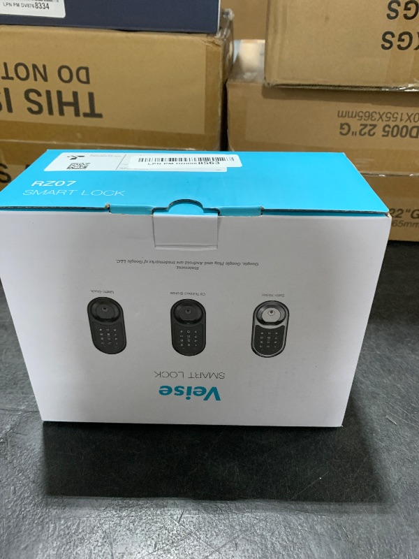 Photo 1 of Veise Smart Lock, Fingerprint Door Lock, 7-in-1 Keyless Entry Door Lock with App Control, Electronic Touchscreen Keypad, Smart Deadbolt, Biometric Smart Locks for Front Door, Matte Black